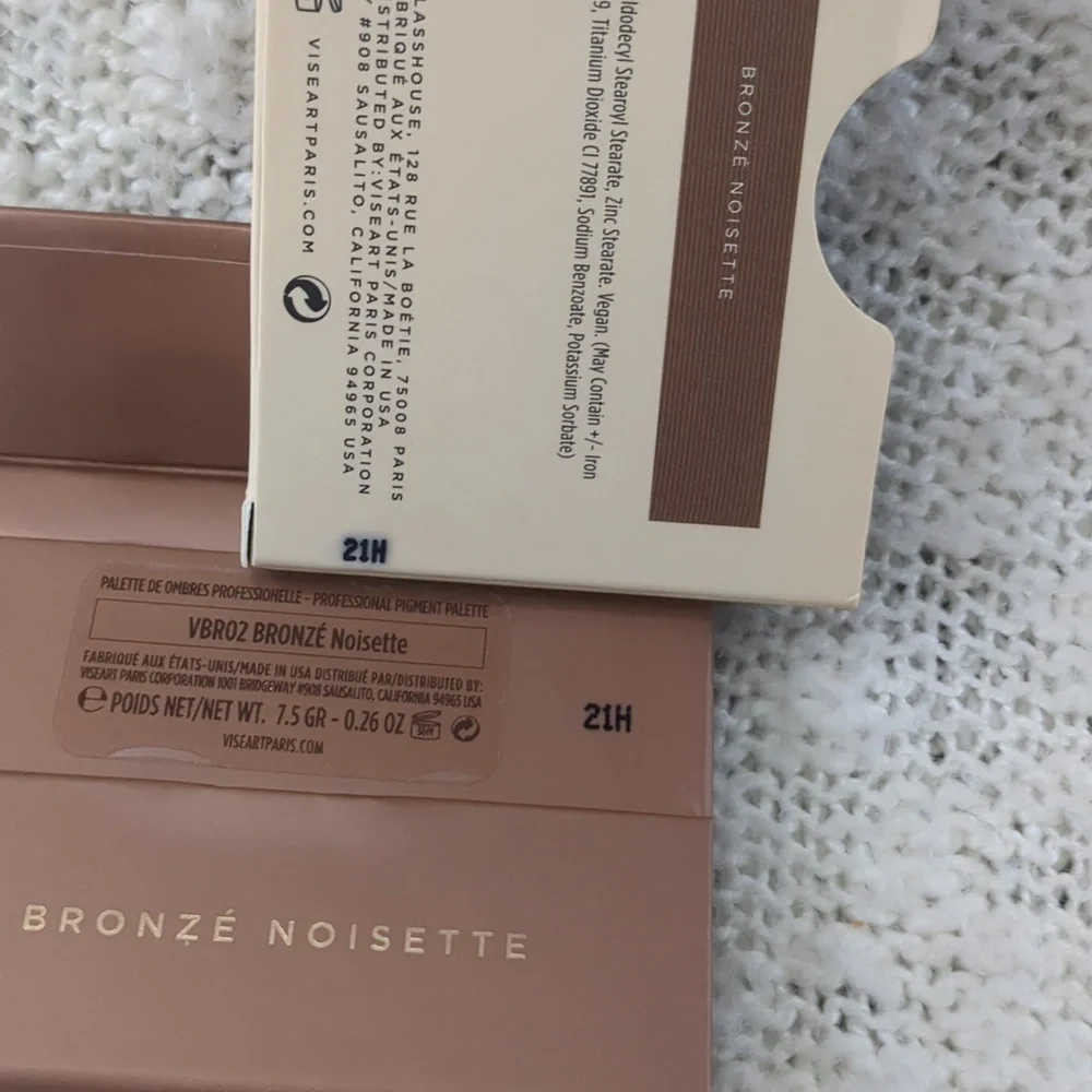 VISEART Bronzé Palette in Bronzé Noisette, 7.5g/0.26oz